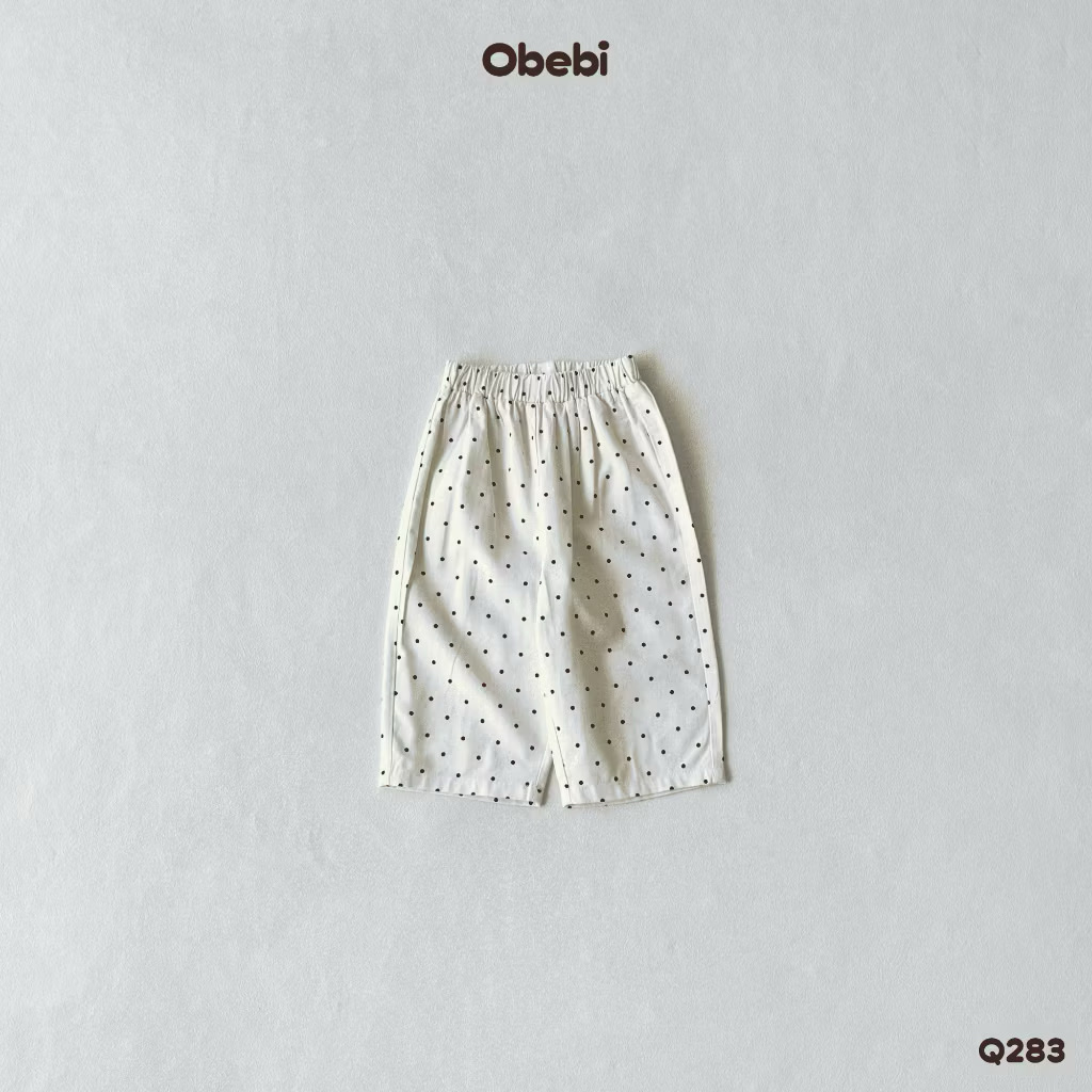 OBEBI - Quần KAKI hoạ tiết đáng yêu(73-120)