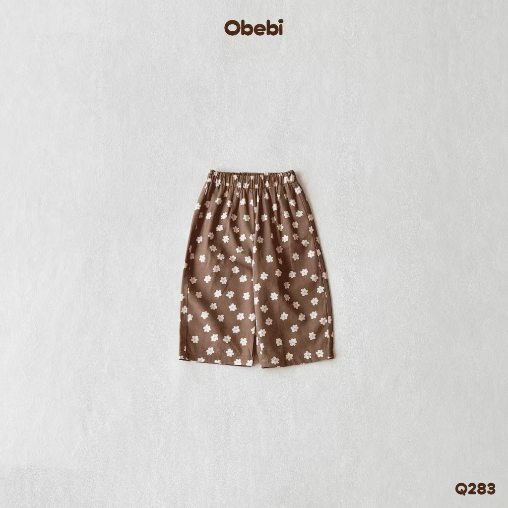 OBEBI - Quần KAKI hoạ tiết đáng yêu(73-120)
