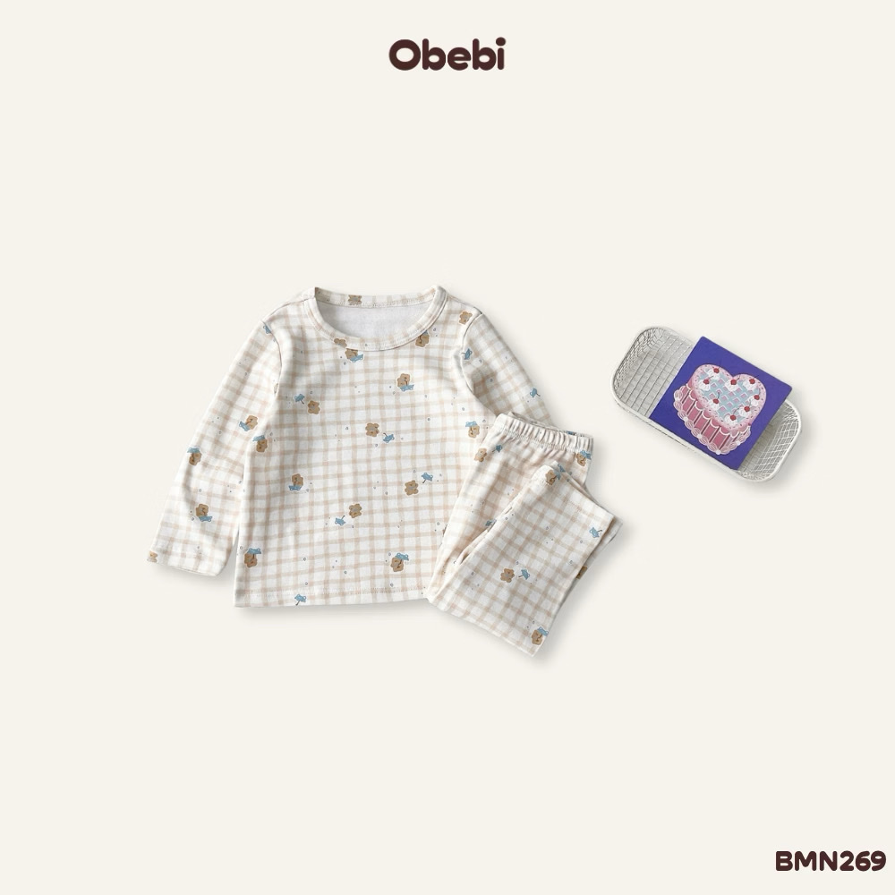 OBEBI - Bộ dài tay in hình đáng yêu (66-120)
