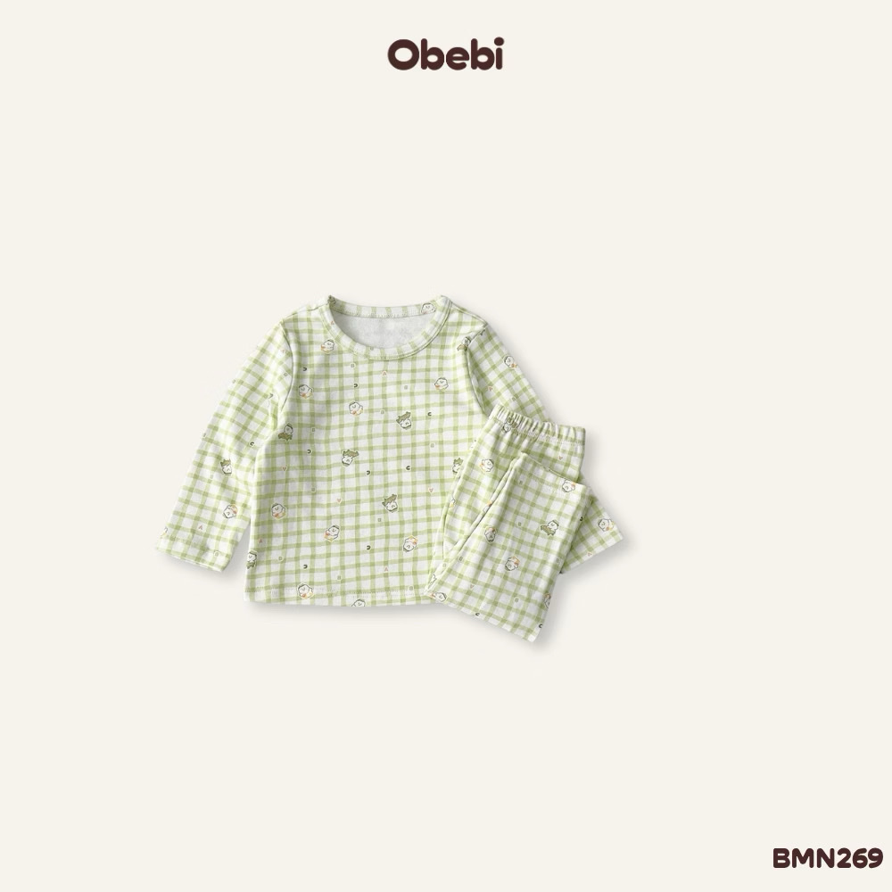 OBEBI - Bộ dài tay in hình đáng yêu (66-120)