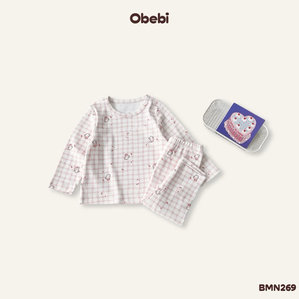 OBEBI - Bộ dài tay in hình đáng yêu (66-120)