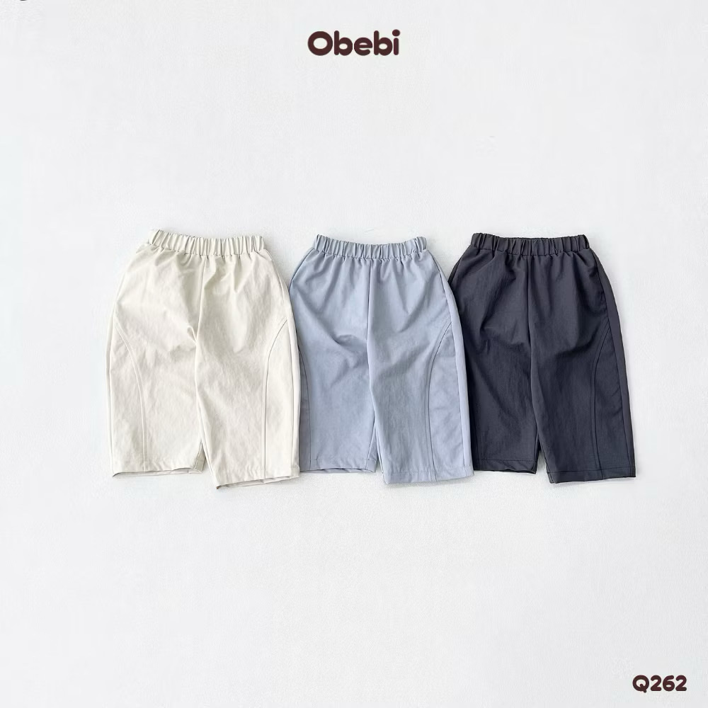 OBEBI - Quần gió phối cong OBEBI(73-120)