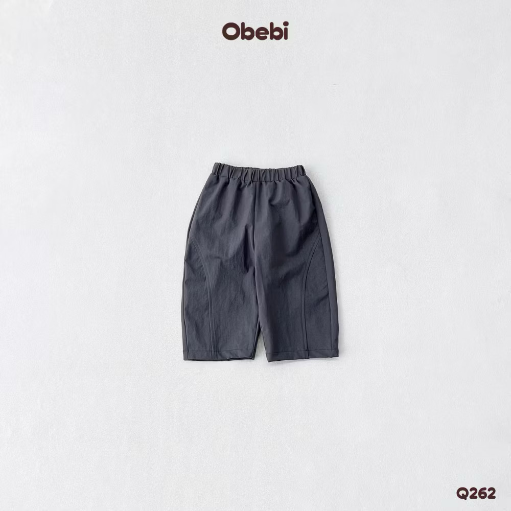 OBEBI - Quần gió phối cong OBEBI(73-120)