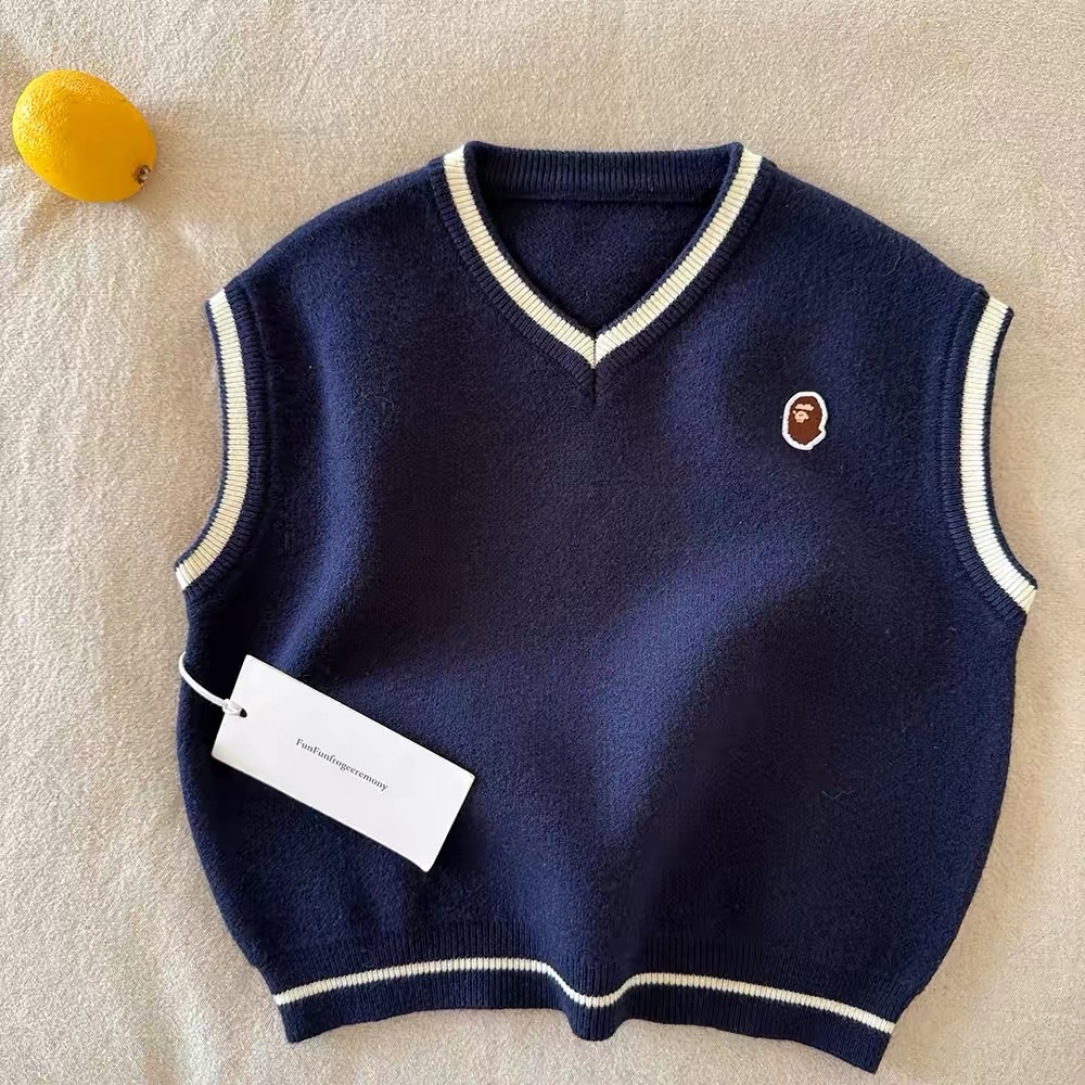 BK - Áo gile Bape xanh(90-150)