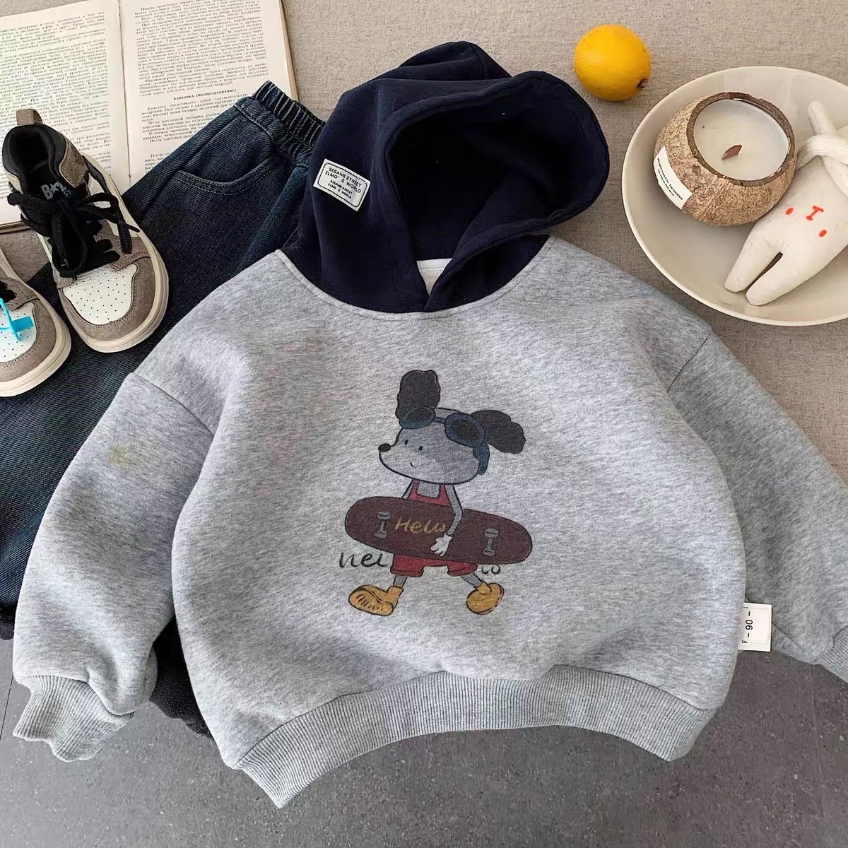 BK - Áo Hoodie nỉ cún(90-140)