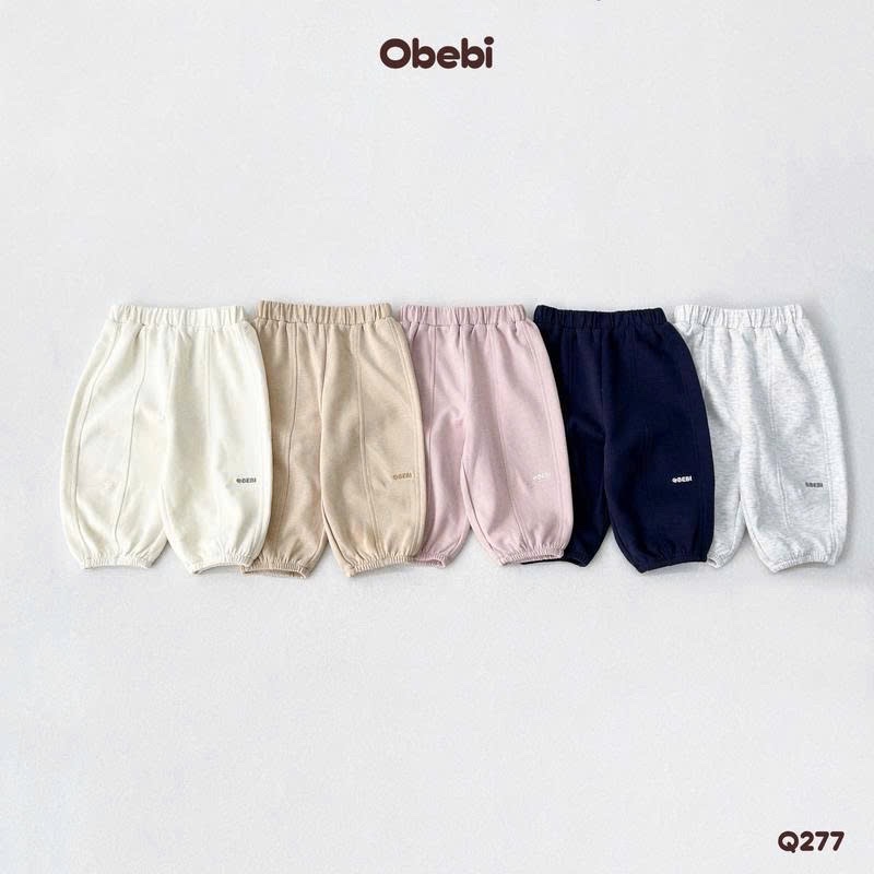 OBEBI - Quần nỉ thêu chữ Ly Gối(80-120)