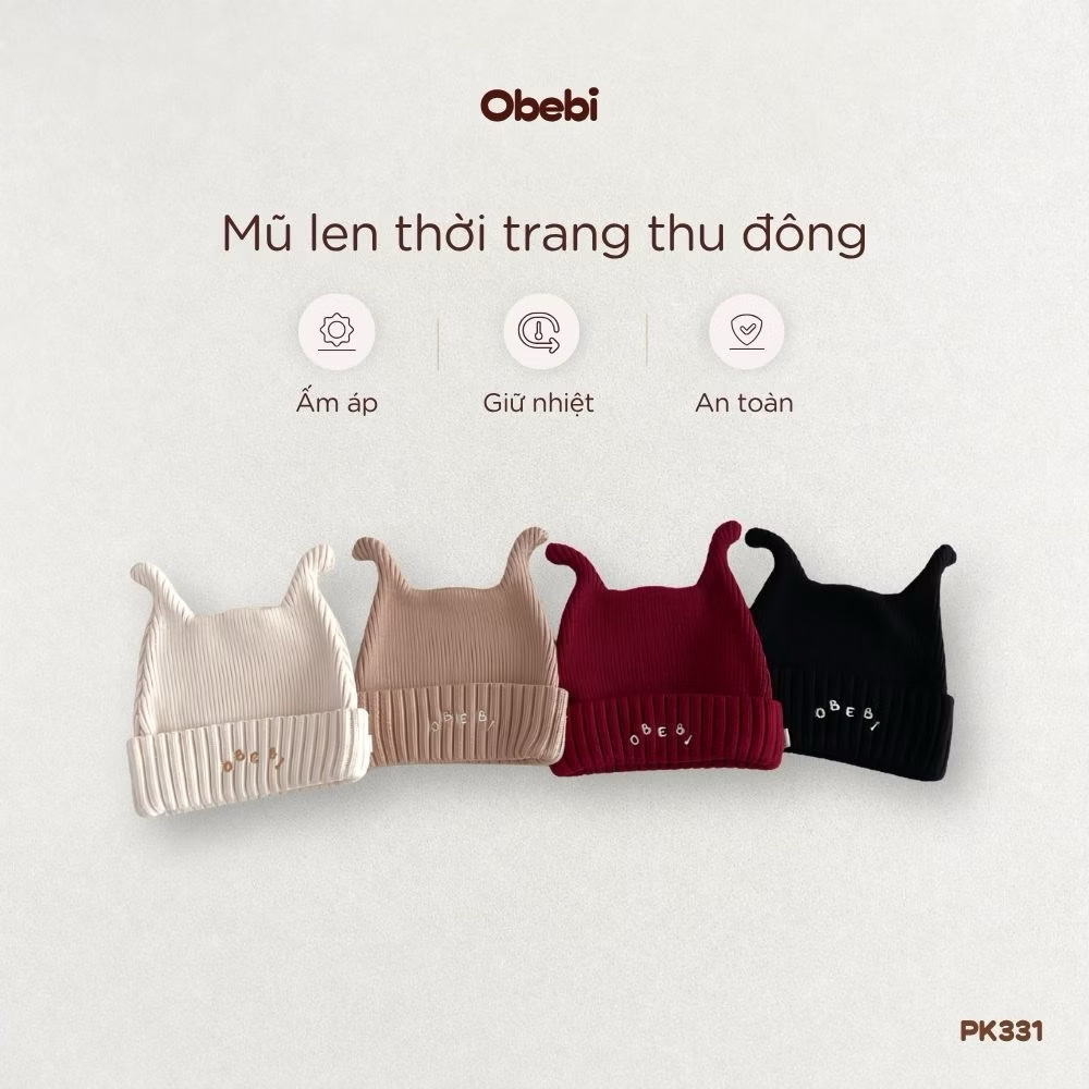 OBEBI - Mũ len PK331(S,M)