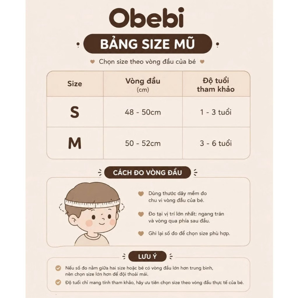 OBEBI - Mũ len PK331(S,M)