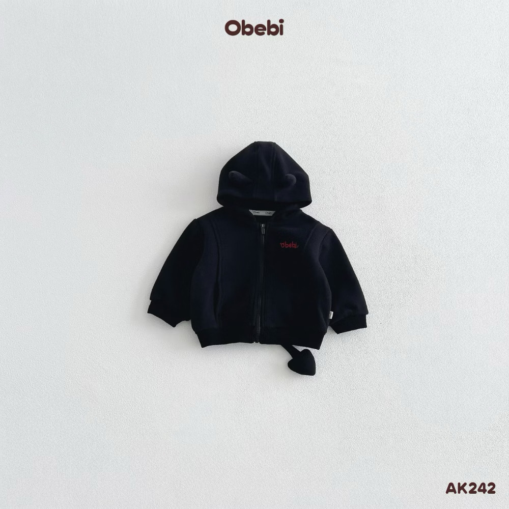 OBEBI - Áo khoác sừng quỷ nhỏ OBEBI(73-120)