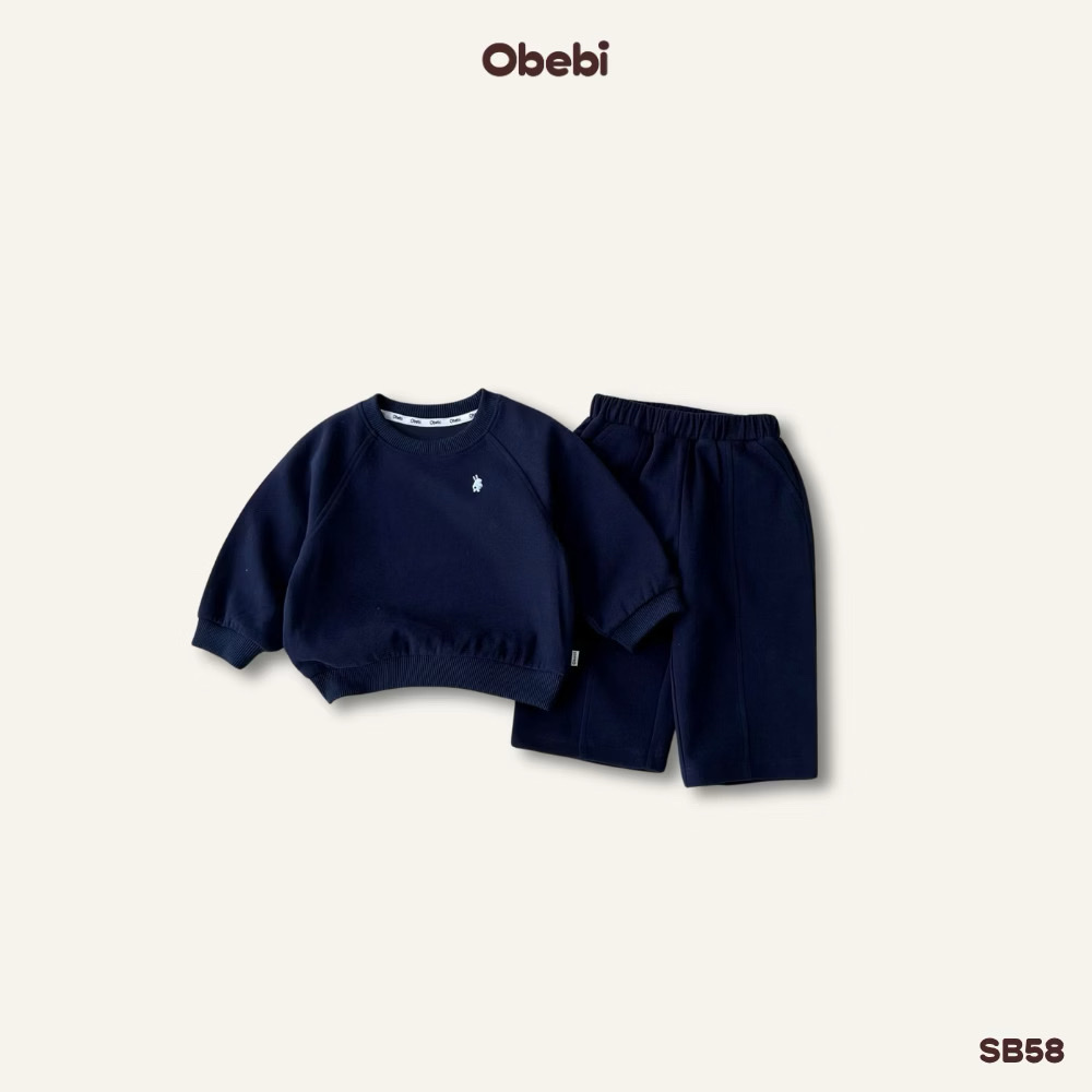 OBEBI - Bộ ni thêu thỏ OBEBI(73-120)