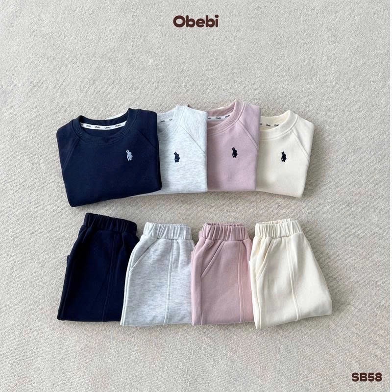 OBEBI - Bộ ni thêu thỏ OBEBI(73-120)