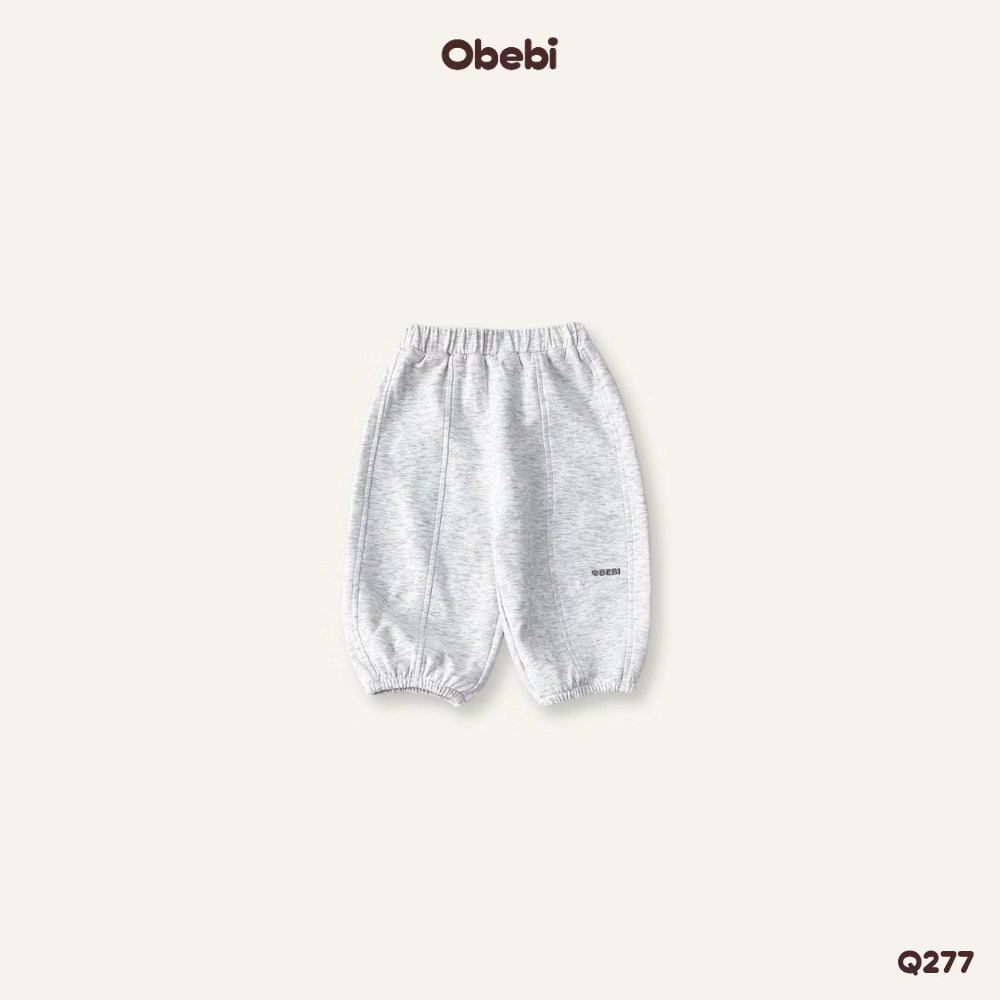 OBEBI - Quần nỉ thêu chữ Ly Gối(80-120)