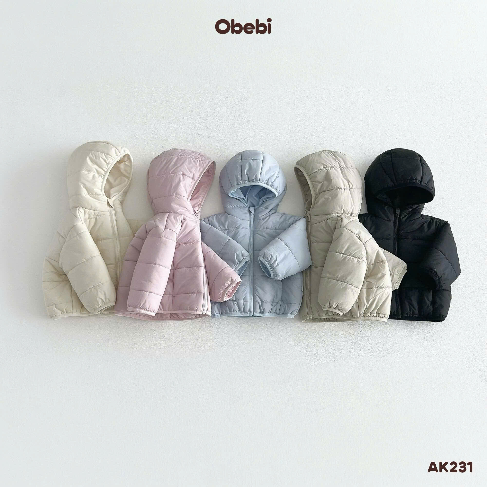 OBEBI - Áo khoác phao trần bông OBEBI (73-120)