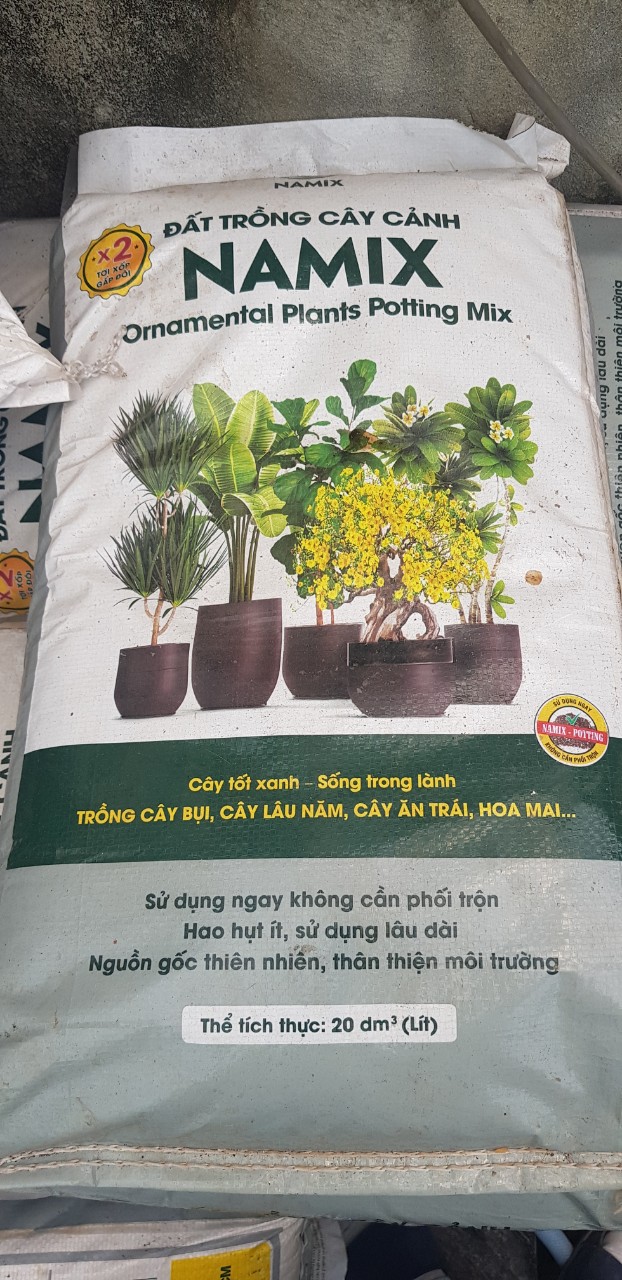 Đất Trồng Cây Cảnh Đa Dụng Namix Bao 20dm³