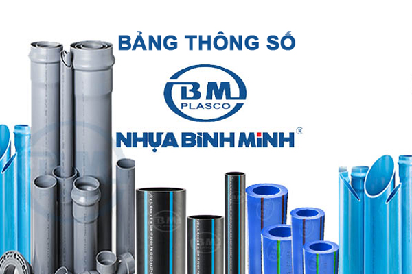 BẢNG GIÁ ỐNG PVC BÌNH MINH MỚI NHẤT 2026