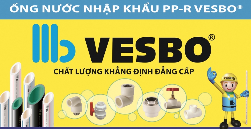 Ống nước PPR Vesbo với công nghệ Biocote kháng khuẩn