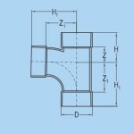 Tê Cong PVC Bình Minh