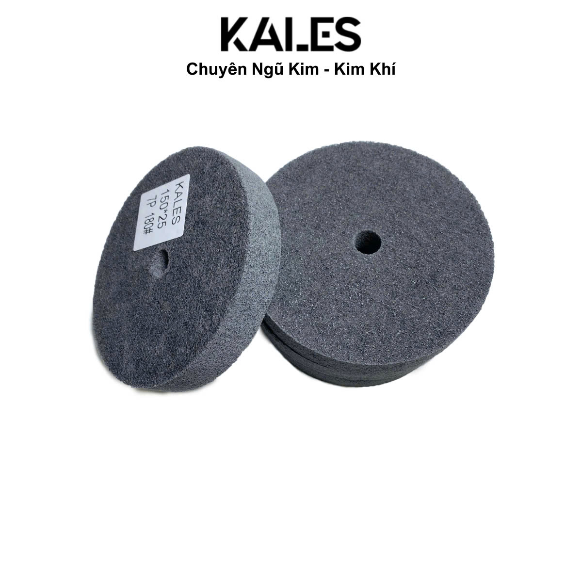 Bánh Nỉ Xám Đánh Bóng Rỉ Sét Kim Loại 150*25*16mm = 6" |KALES