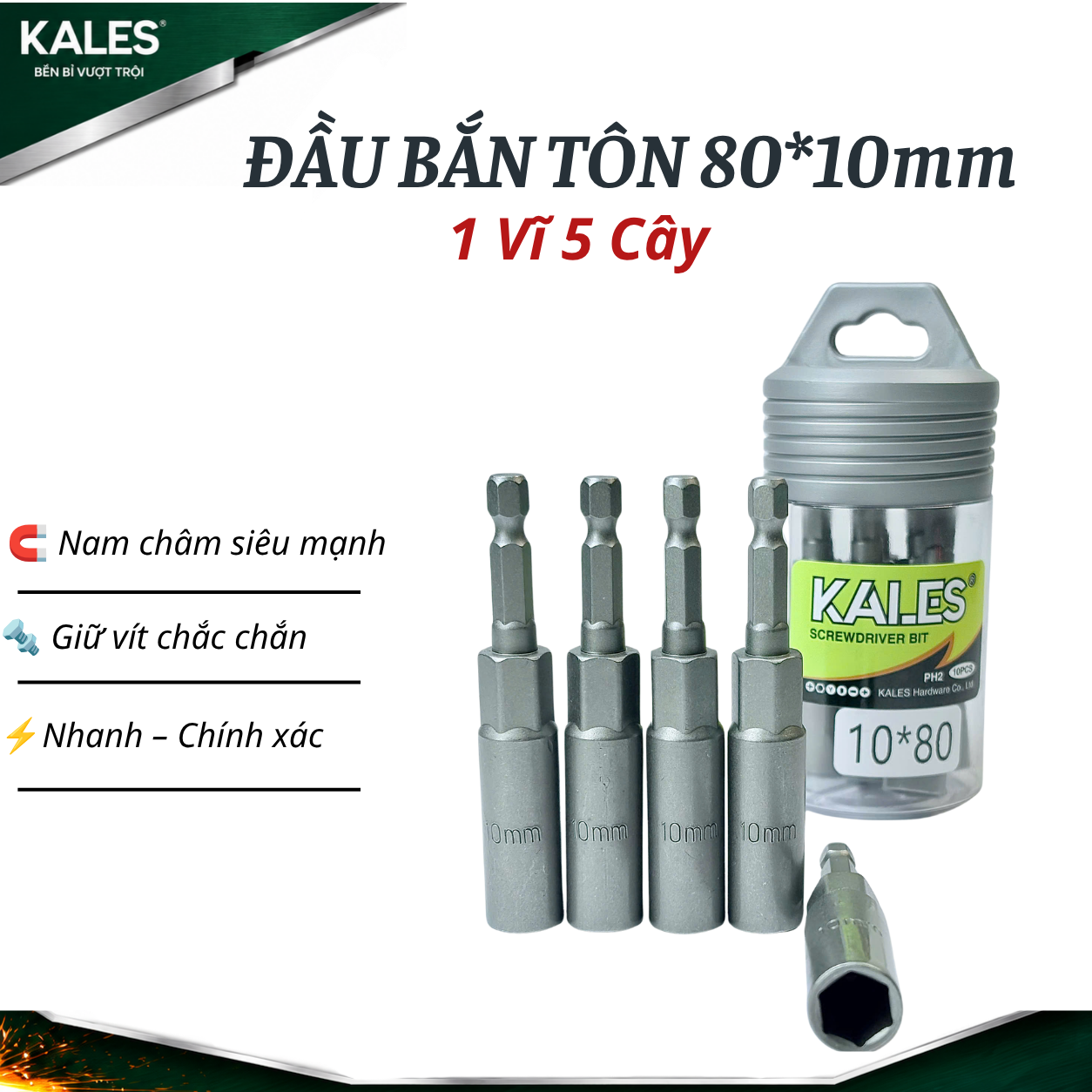 Đầu Bắn Tôn Tán 80mm | KALES