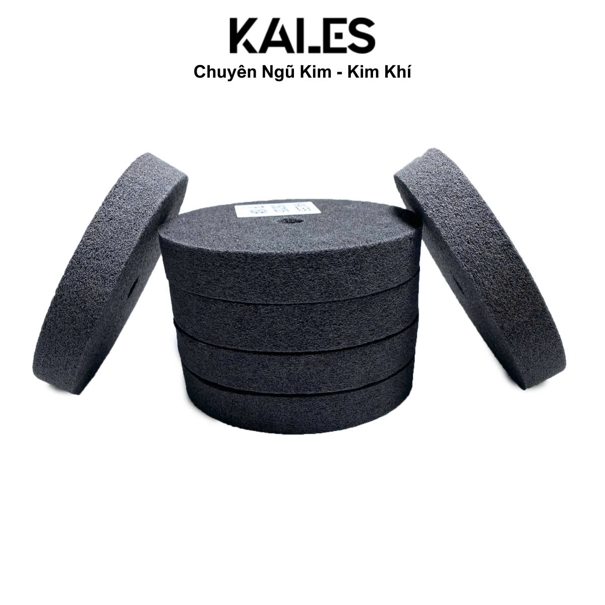 Bánh Nỉ Xám Đánh Bóng Rỉ Sét Kim Loại 150*25*16mm = 6" |KALES