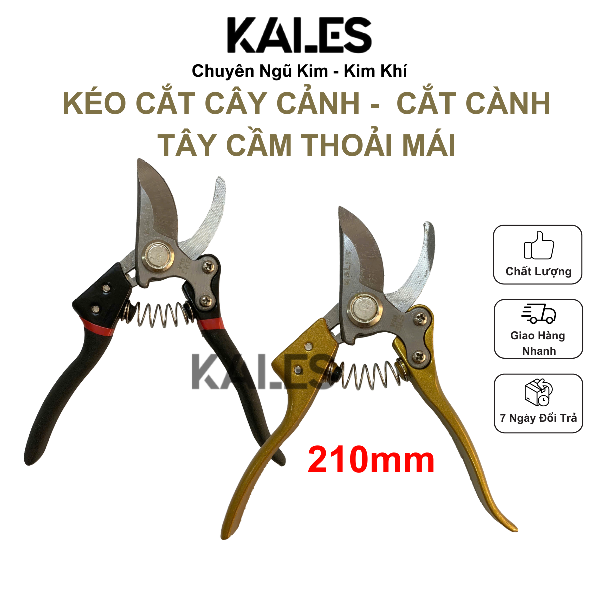 Kéo Cắt Cây Cảnh 210mm | KALES