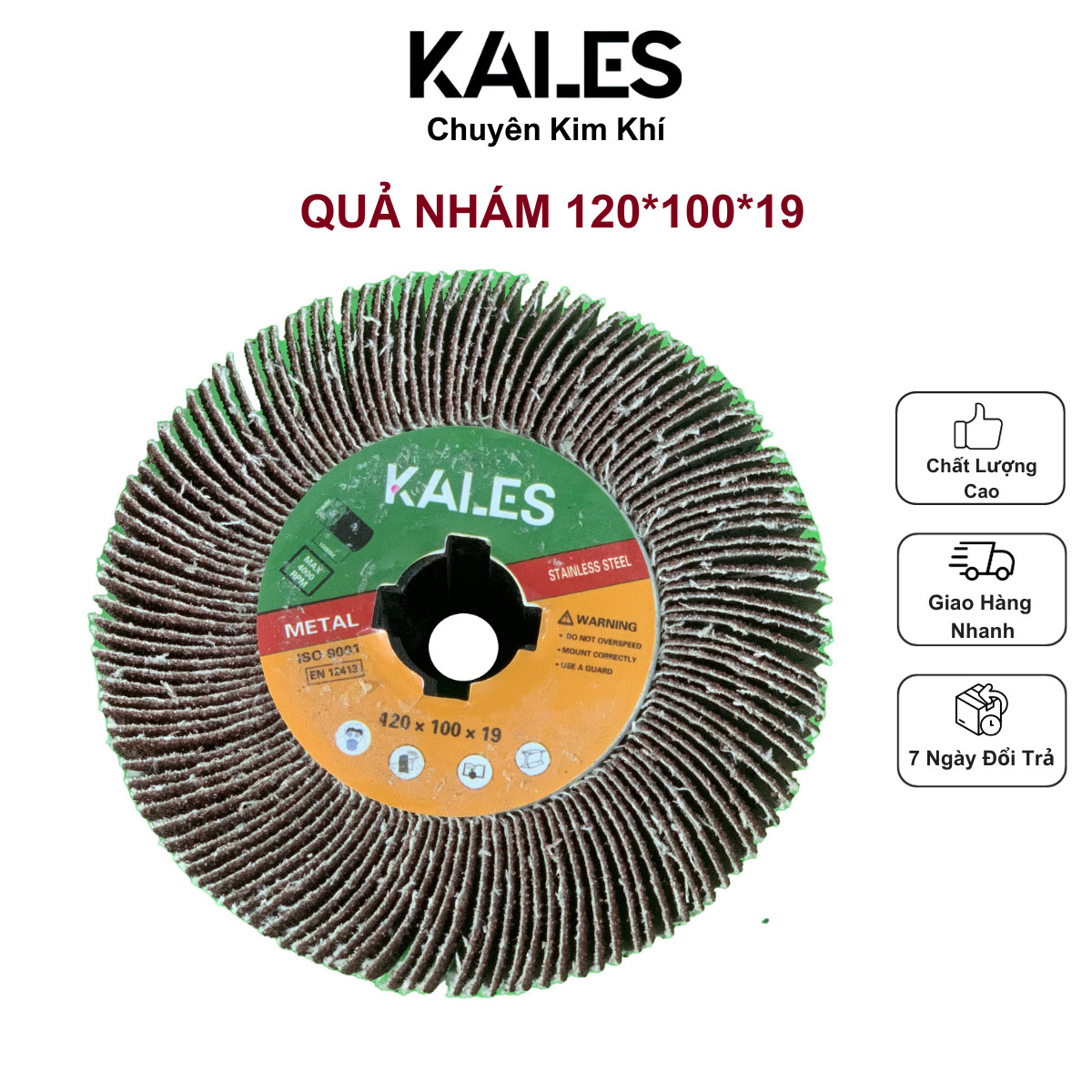 Quả Nỉ Các Loại - Trục Nỉ Đánh Bóng - Đánh Xước | 120*100*19 | KALES