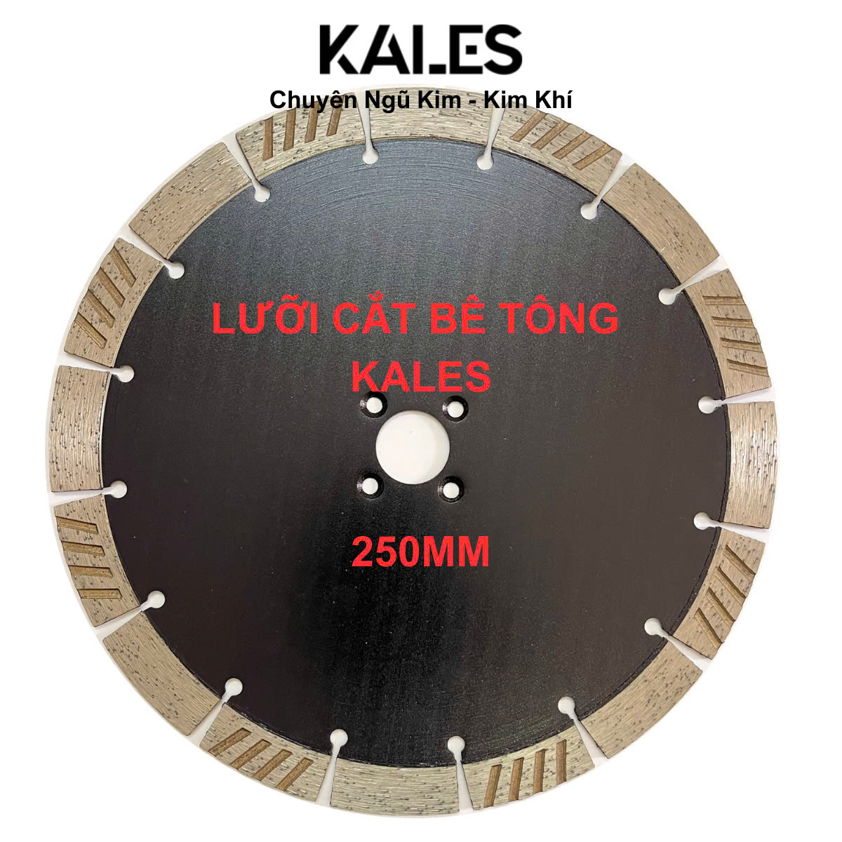 Lưỡi Chuyên Cắt Bê Tông 250*25.4*2.8mm | Kales