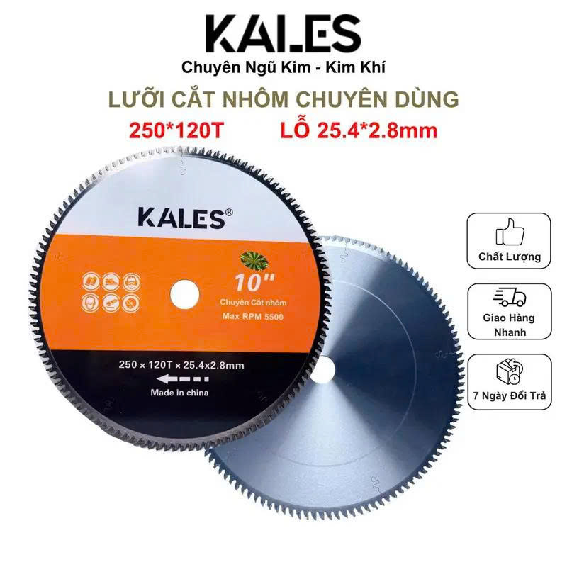 Lưỡi Cắt Nhôm Hợp Kim 205mm & 305*120T Chuyên Dùng | KALES