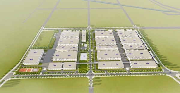 Cung cấp đèn LED chiếu sáng nhà máy Foxconn - KCN Quang Châu