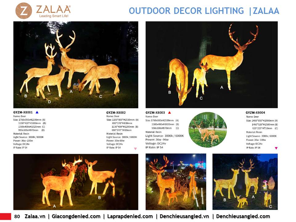 Catalogue Outdoor Decor Lighting - Phần 3 | Top 100+ Đèn Trang Trí Cảnh Quan từ ZALAA Jsc