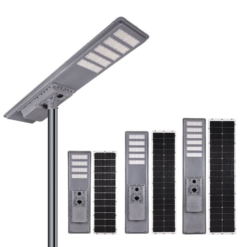 Create a high-quality square (1:1) product photo of ZALAA ZL-YL4 All-in-One Solar Street Light, using the uploaded original photo as base. Style: ZALAA Smart Lighting Solutions branding, modern lighting, professional clean white background, white border (
