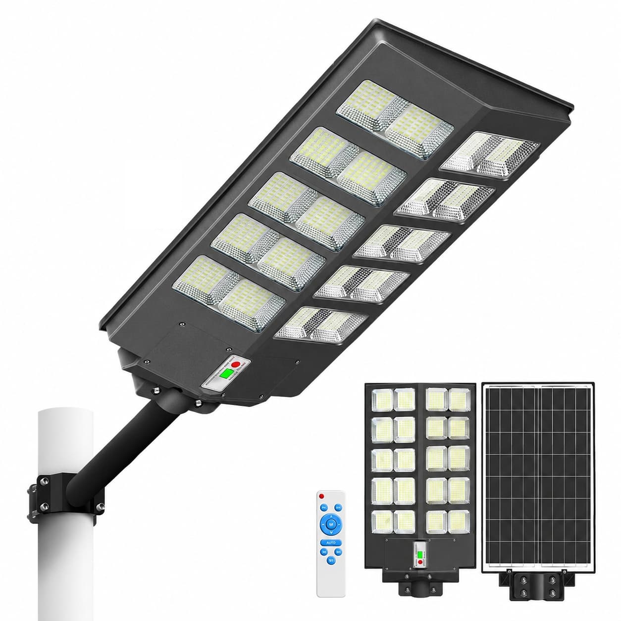 ZALAA ZL-XYJ-D Solar Street Light, using the uploaded original photo as base.