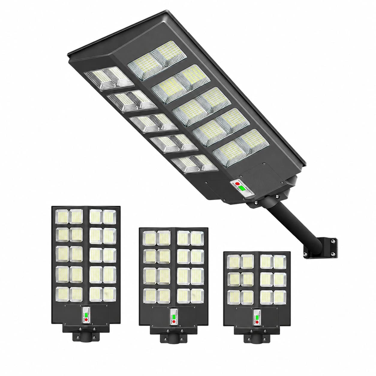 ZALAA ZL-XYJ-D Solar Street Light, using the uploaded original photo as base.