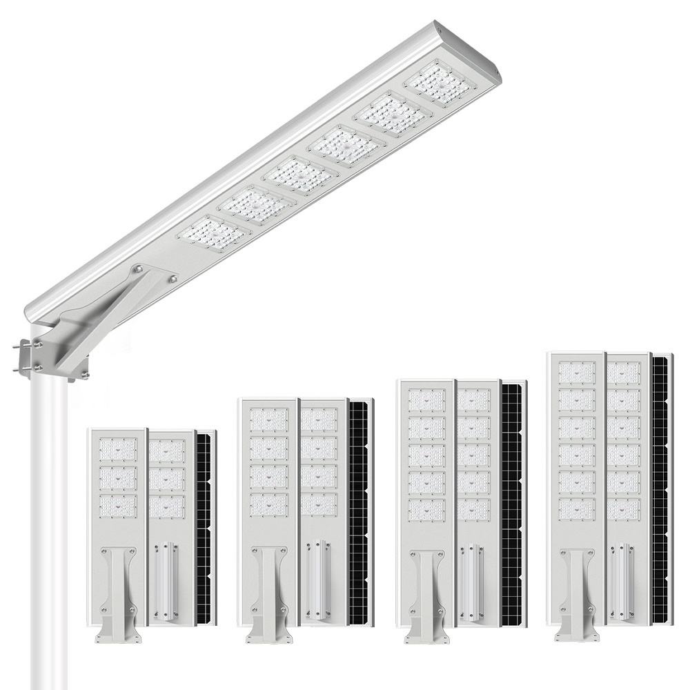 Create a high-quality square (1:1) product photo of ZALAA ZL-SMART04WZ Low Temperature Resistant Solar Street Light, using the uploaded original photo as base.