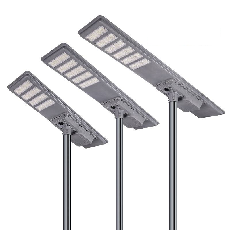 Create a high-quality square (1:1) product photo of ZALAA ZL-YL4 All-in-One Solar Street Light, using the uploaded original photo as base. Style: ZALAA Smart Lighting Solutions branding, modern lighting, professional clean white background, white border (