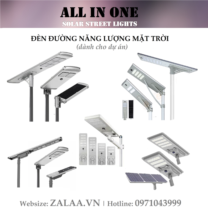 Đèn LED Năng Lượng Mặt Trời (Dự Án)| ZALAA Lighting