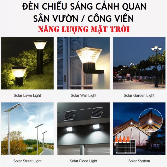 Đèn Chiếu Sáng Cảnh Quan Sân Vườn Năng Lượng Mặt Trời | ZALAA Lighting