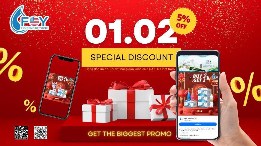 LOA LOA LOA - TIẾT KIỆM CÙNG ZALO OA | GIẢM THÊM 5% KHI ĐẶT HÀNG QUA ZALO OA FOY VIỆT NAM