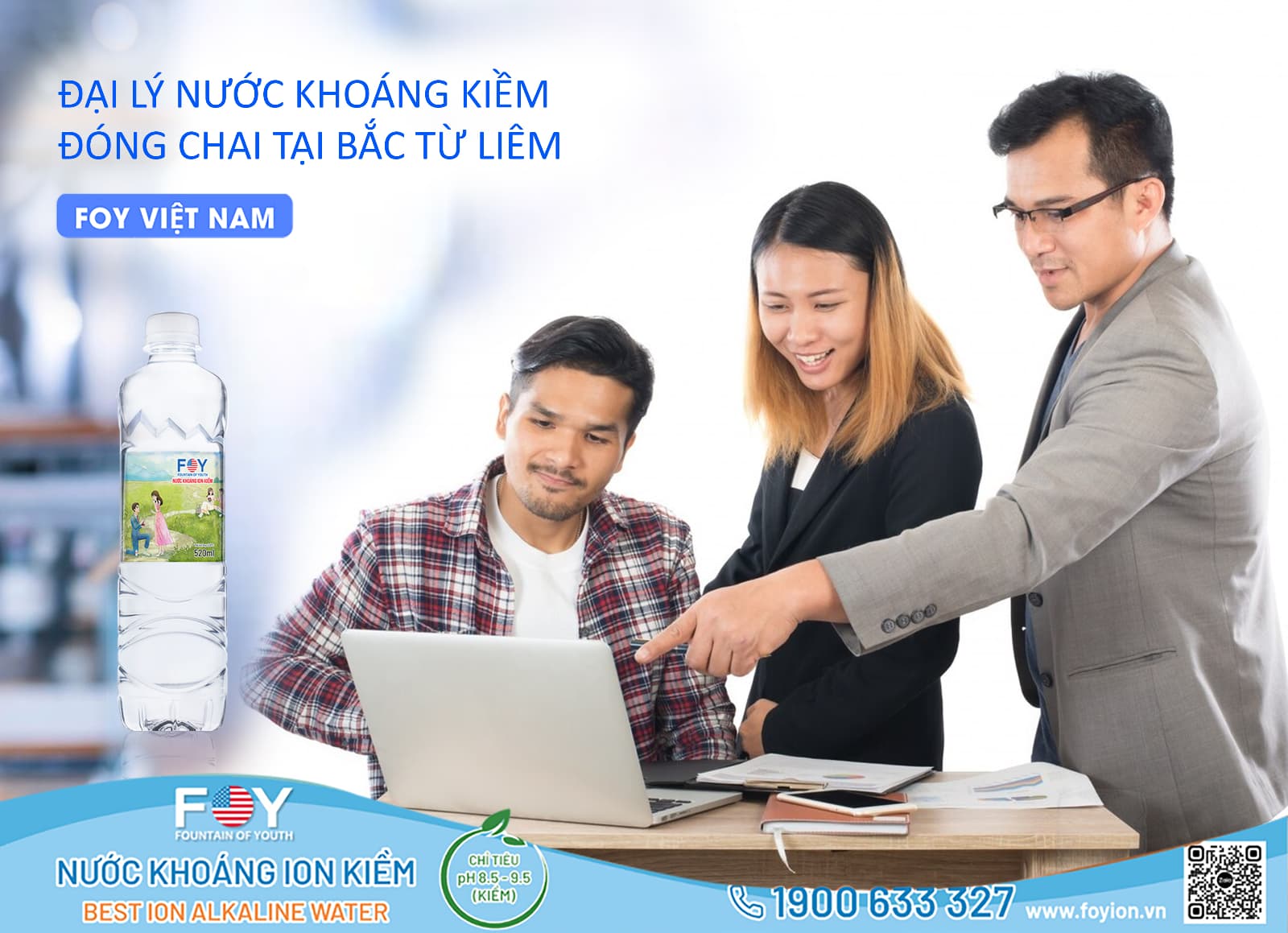 Đại Lý Nước Khoáng Kiềm Đóng Chai Tại Bắc Từ Liêm