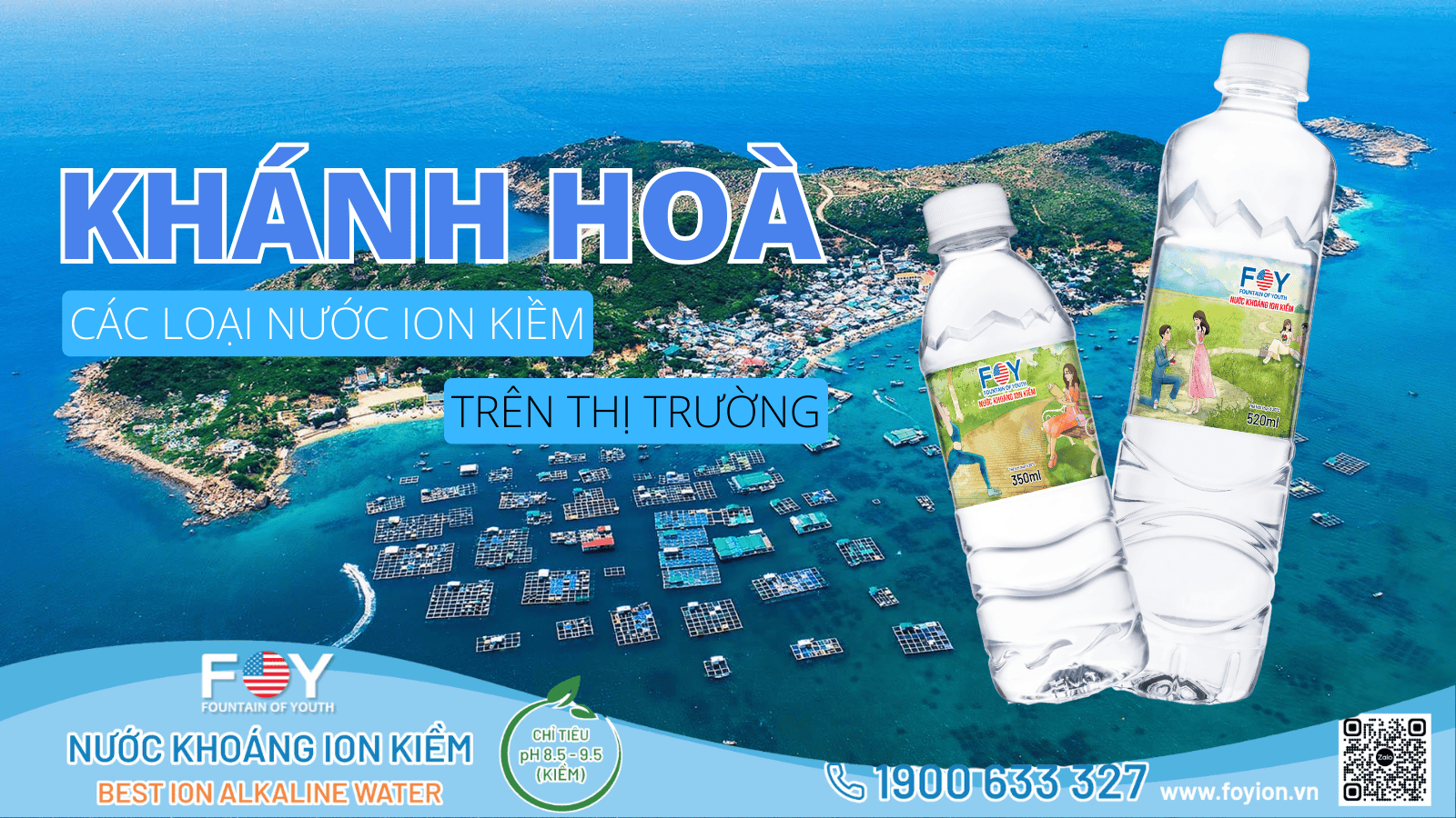 Các loại nước ion kiềm trên thị trường Khánh Hoà