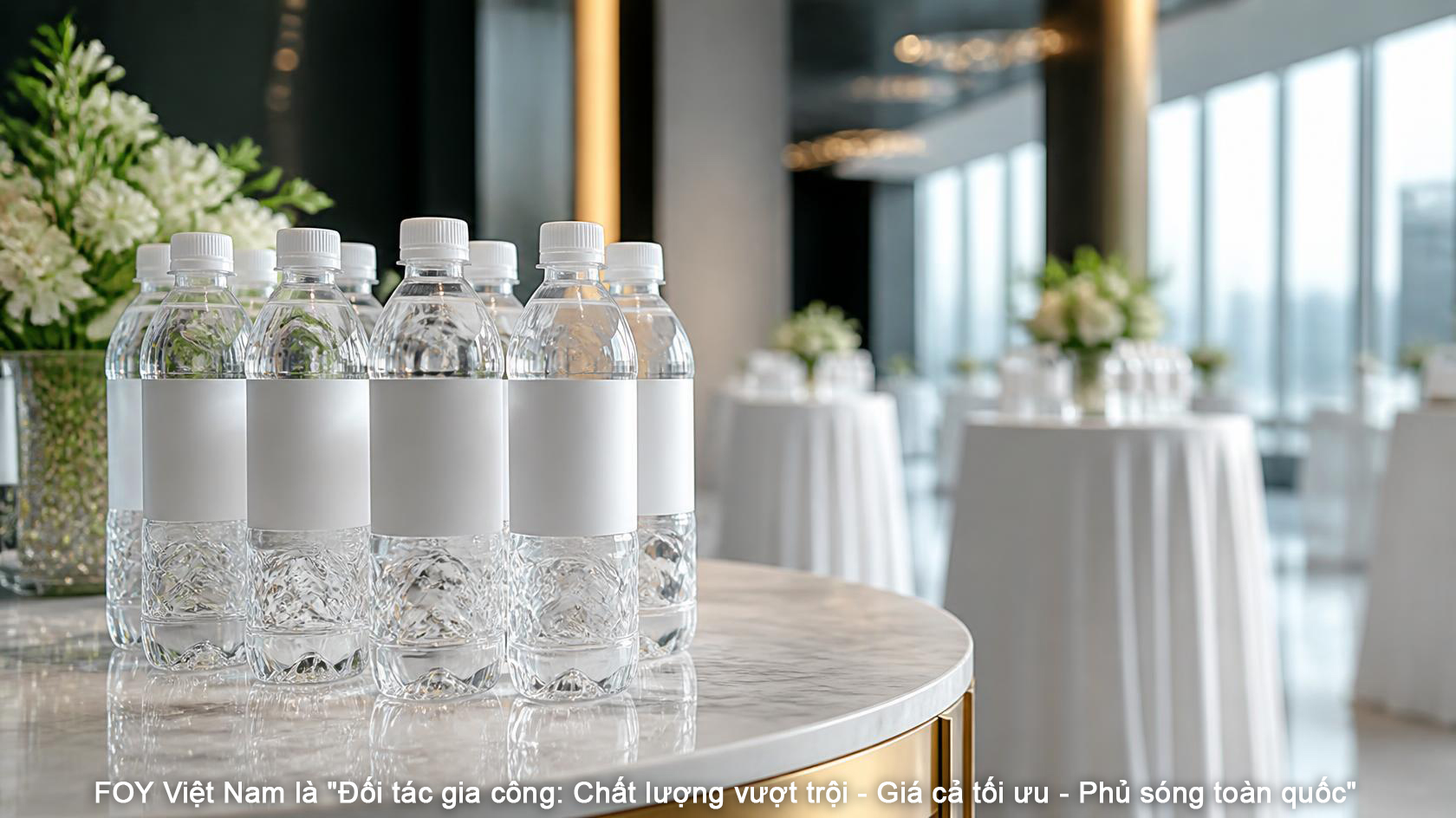 Cách chọn nhà máy và triển khai gia công nước đóng chai dung tích 500ml