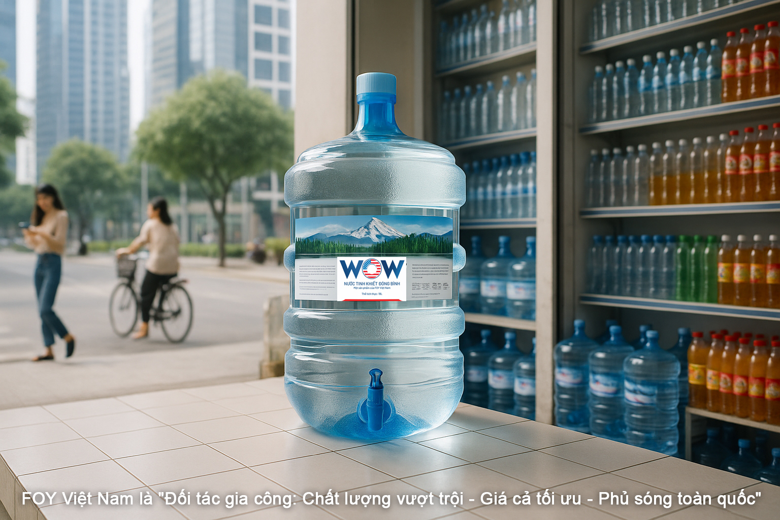 Cơ Hội Kinh Doanh Bền Vững Với Lợi Nhuận Cao - Trở Thành Đại Lý Nước Uống Đóng Chai FOY Việt Nam Chỉ Từ 10 Thùng