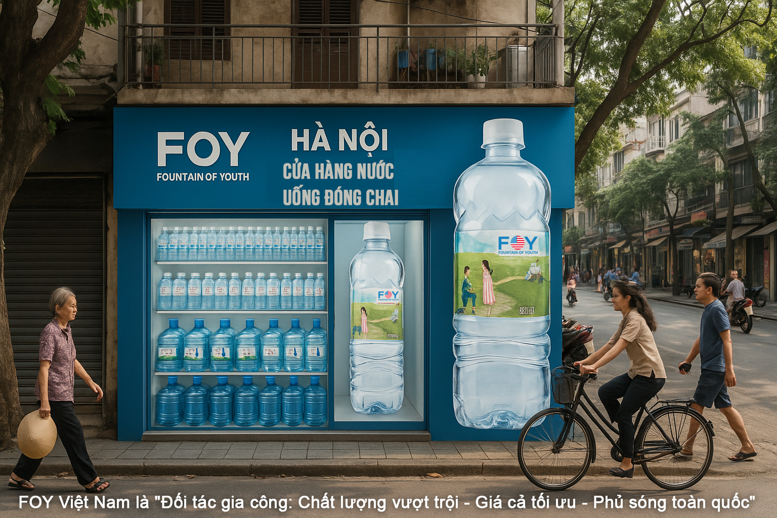 Top 5 nhà cung cấp nước uống đóng chai tại Hà Nội