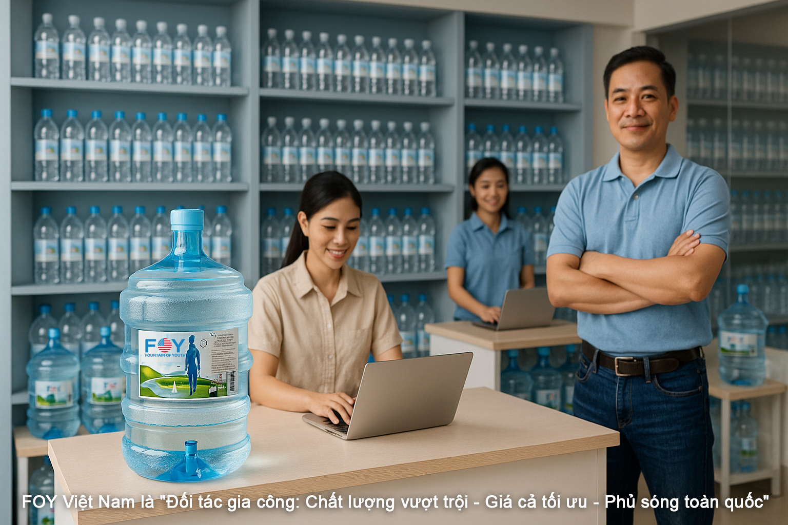 Tăng Thu Nhập Ổn Định: Làm Đại Lý và Nhà Phân Phối Nước Uống Cùng FOY Việt Nam