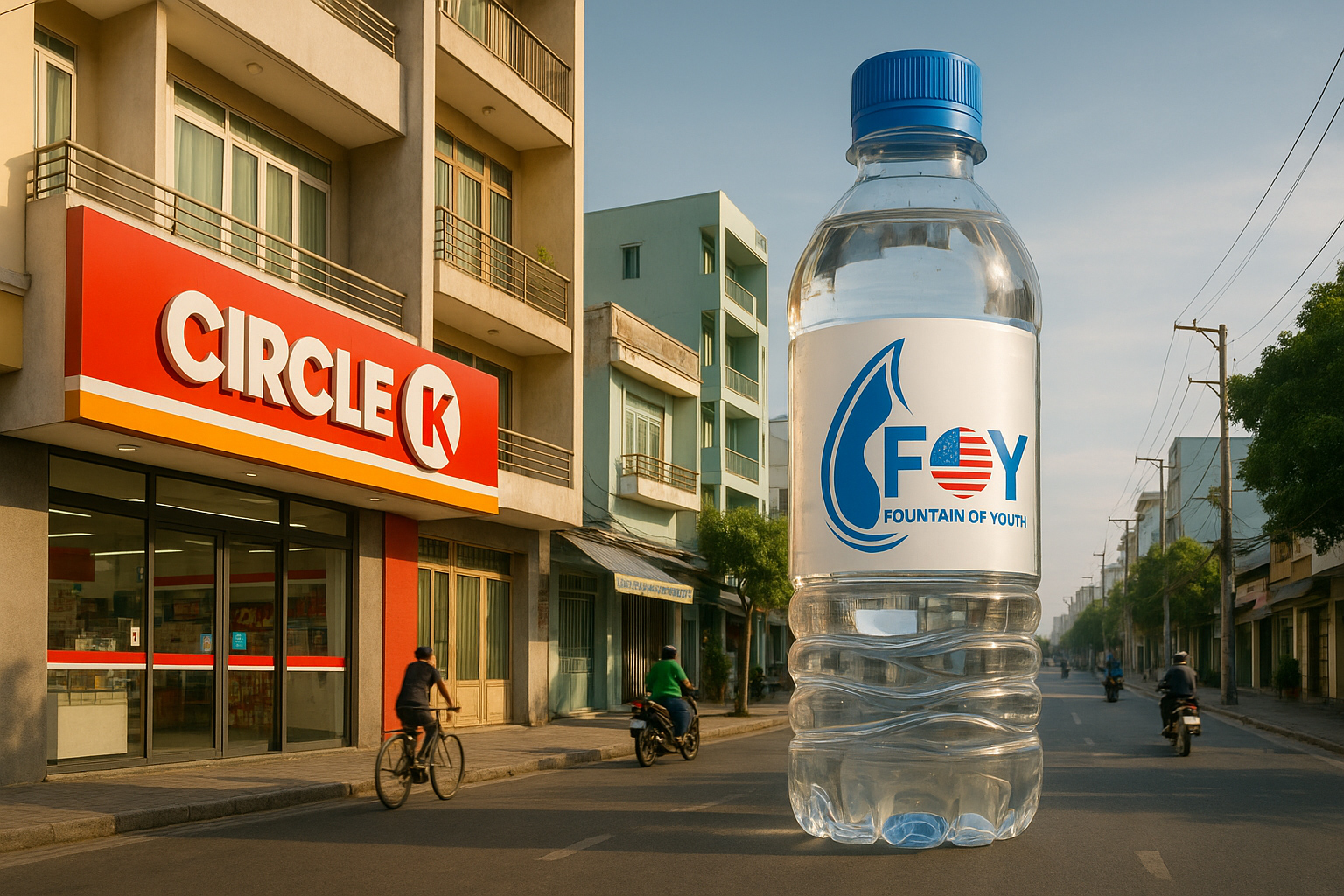 Nước Ion Kiềm Mua Ở Cửa Hàng Tiện Lợi Circle K Đà Nẵng