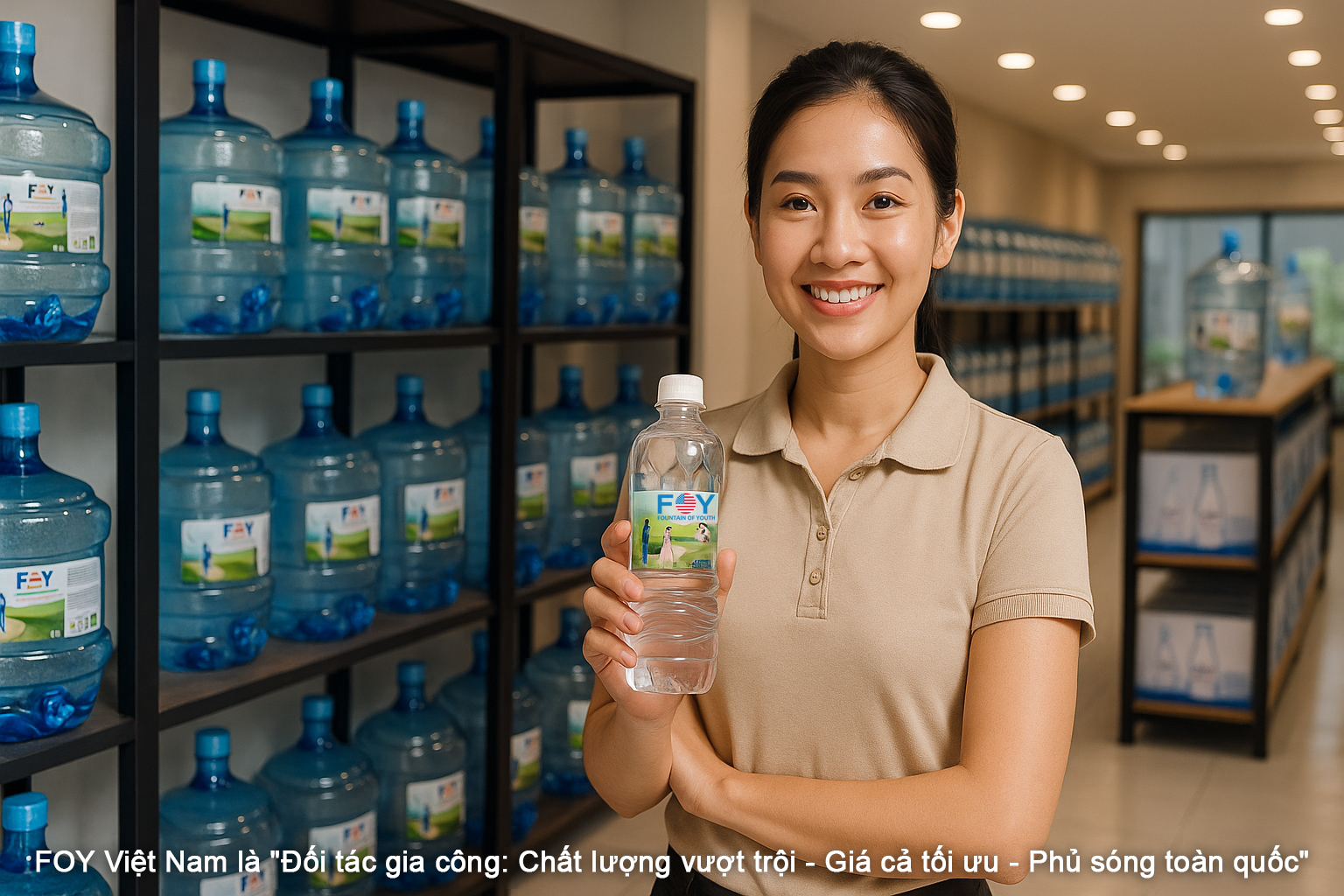 Đại lý nước khoáng giá sỉ: Cơ hội kinh doanh hấp dẫn cùng FOY Việt Nam