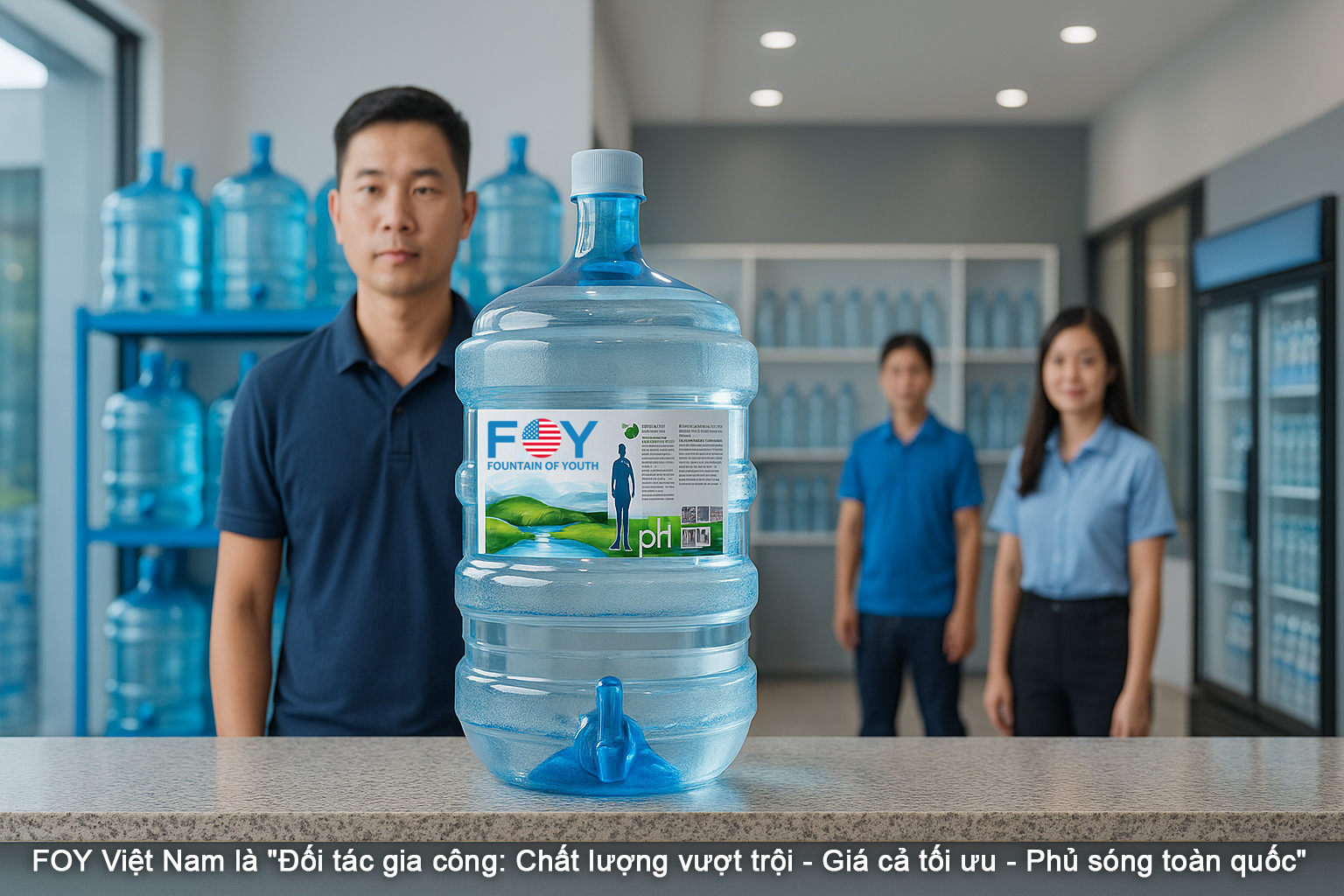 Tìm Đại Lý Nước Uống Đóng Bình 20L 19L Gần Đây – Bí Quyết Thành Công Khi Hợp Tác Cùng FOY Việt Nam