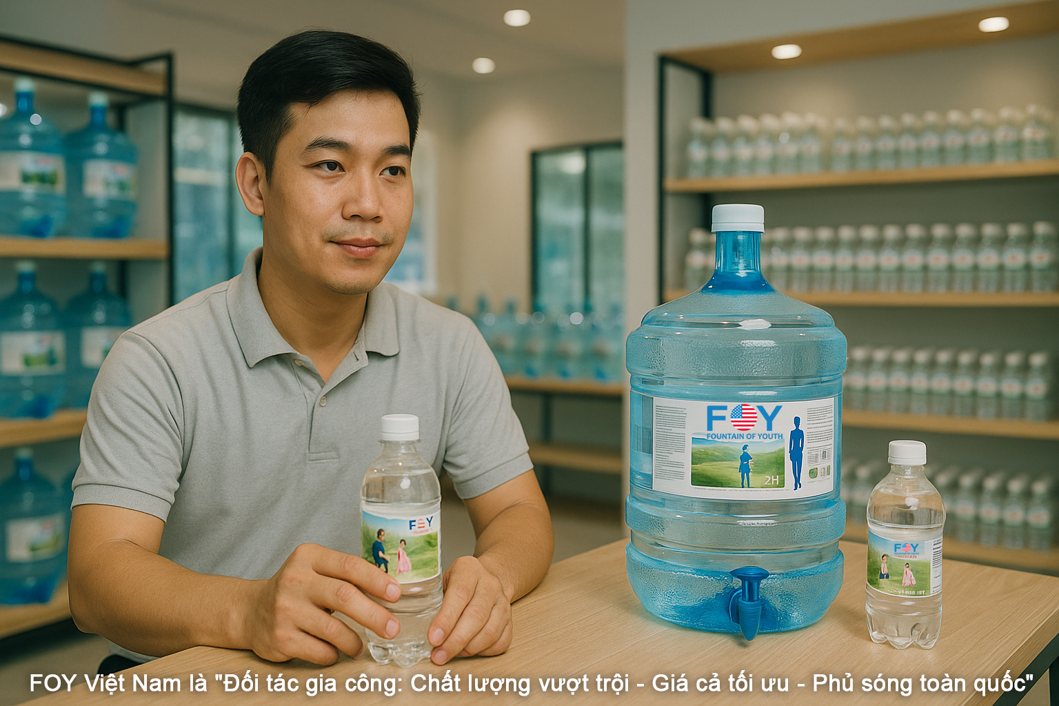 Tìm Đại Lý Nước Khoáng Gần Đây: Lựa Chọn Phân Phối Cùng FOY Việt Nam