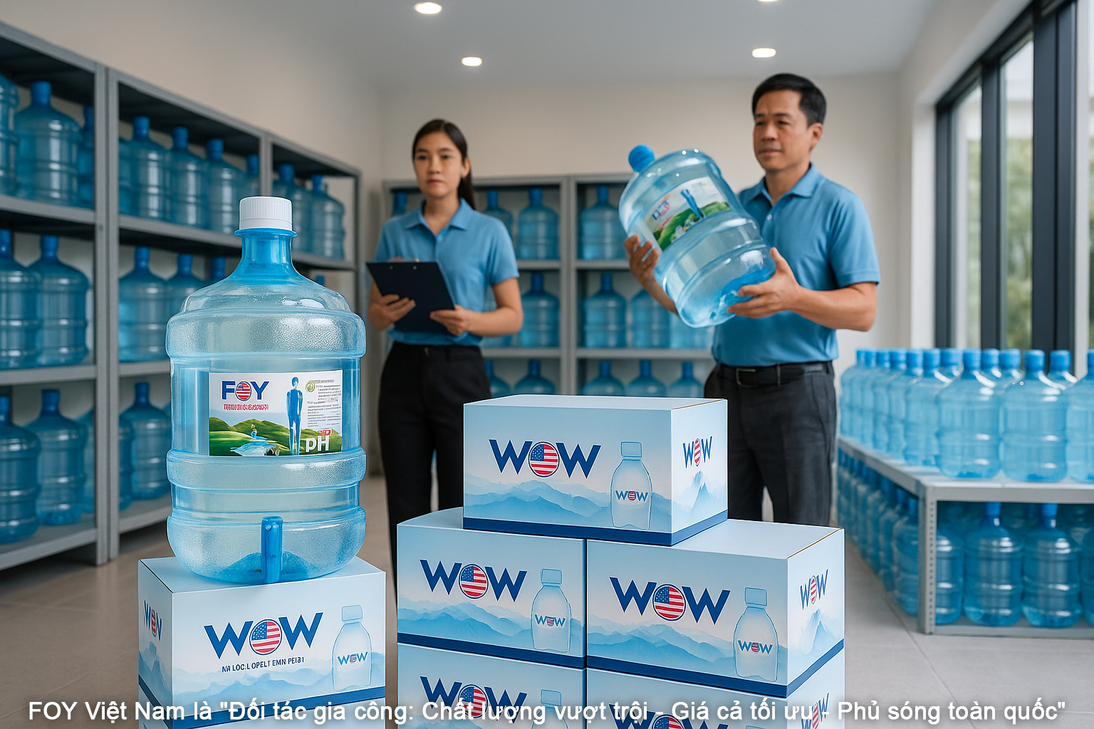 Cần Làm Nhà Phân Phối Nước Đóng Chai? Tìm Hiểu Lợi Nhuận Hấp Dẫn Cùng FOY Việt Nam