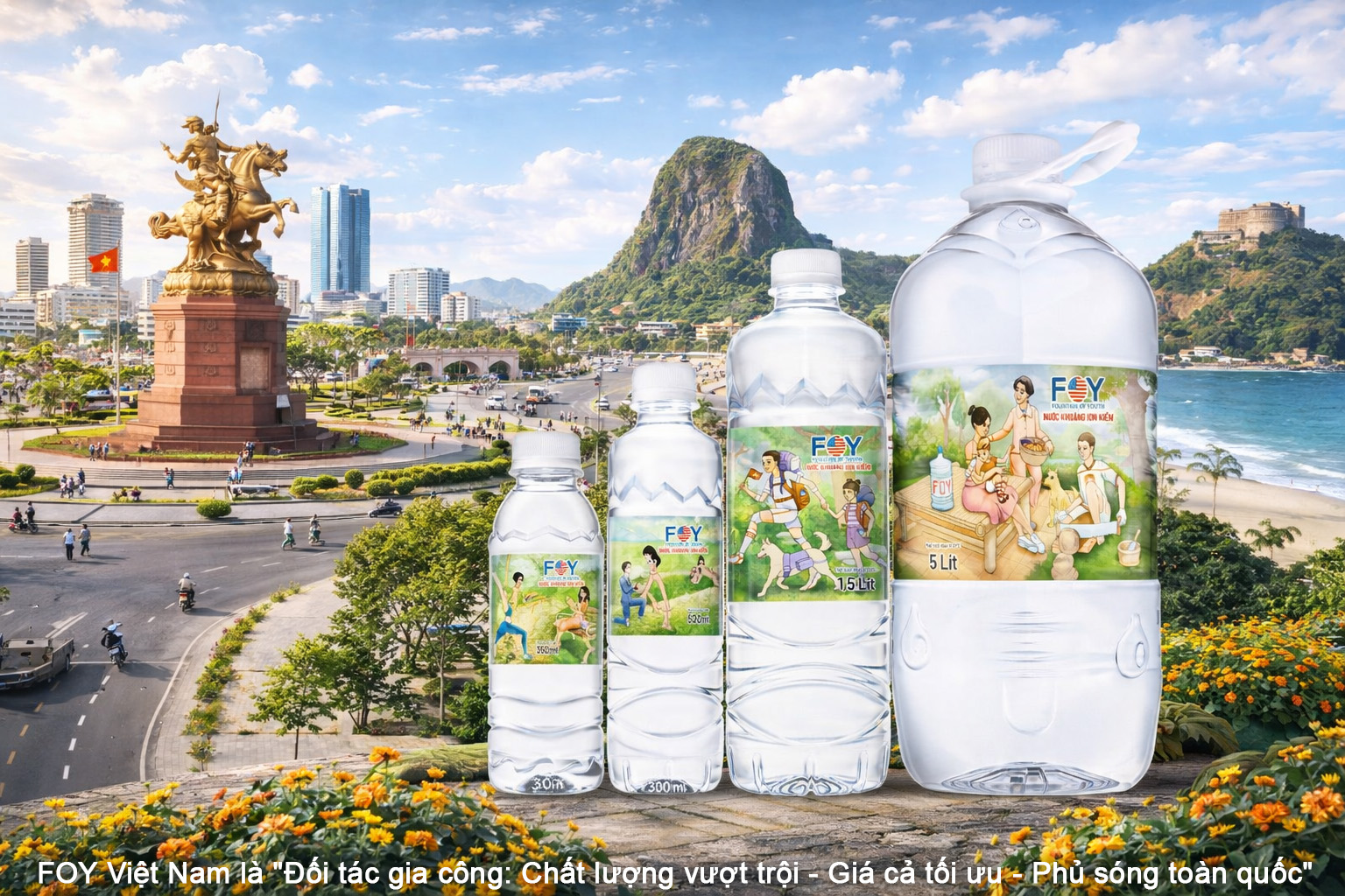 Đại lý nước uống ở Thanh Hóa: Cơ hội tăng trưởng cùng FOY Việt Nam